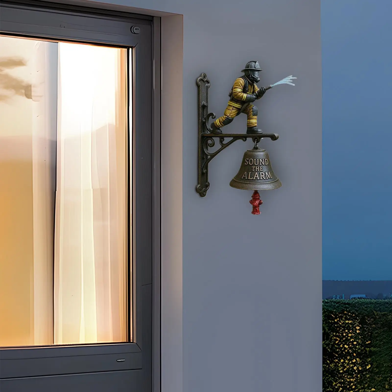 Timbre de Campana estilo Bombero Vintage - Imagen 5