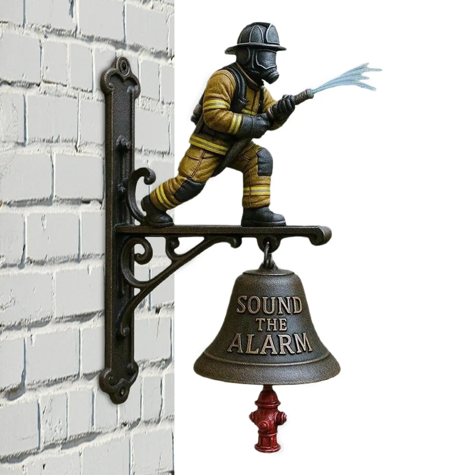 Timbre de Campana estilo Bombero Vintage - Imagen 6
